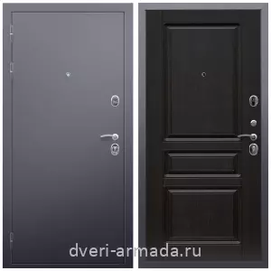 Заводские входные двери, Дверь входная Армада Люкс Антик серебро / МДФ 16 мм ФЛ-243 Венге