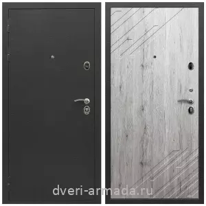 Черные входные двери, Металлическая дверь входная Армада Престиж Черный шелк / МДФ 16 мм ФЛ-143 Рустик натуральный