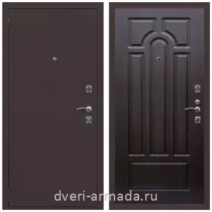 Входные двери 2050 мм, Дверь входная Армада Комфорт Антик медь / ФЛ-58 Венге
