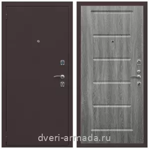Входные двери толщиной 1.2 мм, Дверь входная Армада Комфорт Антик медь / ФЛ-39 Дуб Филадельфия графит