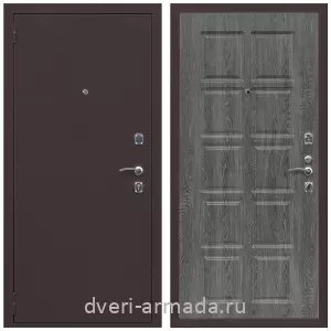 Двери оптом, Металлическая дверь входная Армада Комфорт Антик медь / ФЛ-38 Дуб Филадельфия графит