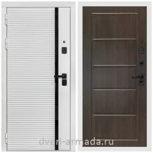 Входные двери МДФ с двух сторон, Дверь входная Армада Каскад WHITE МДФ 10 мм / МДФ 6 мм ФЛ-39 Венге