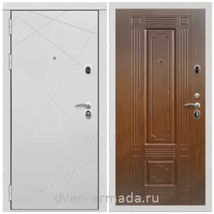 Дверь входная Армада Тесла МДФ 16 мм / МДФ 6 мм ФЛ-2 Мореная береза