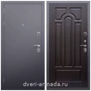 Входные двери 960х2050, Дверь входная Армада Люкс Антик серебро / МДФ 16 мм ФЛ-58 Венге