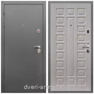 Входные двери толщиной 80 мм, Дверь входная Армада Оптима Антик серебро / ФЛ-183 Сандал белый
