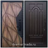 Умная входная смарт-дверь Армада Ламбо Kaadas S500 / ФЛ-58 Венге