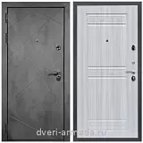 Дверь входная Армада Лофт ФЛ-291 Бетон тёмный / ФЛ-242 Сандал белый