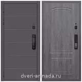 Дверь входная Армада Роуд МДФ 10 мм Kaadas K9 / МДФ 6 мм ФЛ-138 Дуб Филадельфия графит
