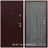 Дверь входная железная Армада Люкс Антик медь / МДФ 6 мм ФЛ-58 Дуб Филадельфия графит на заказ в квартиру