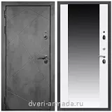 Дверь входная Армада Лофт ФЛ-291 Бетон тёмный / СБ-16 Белый матовый